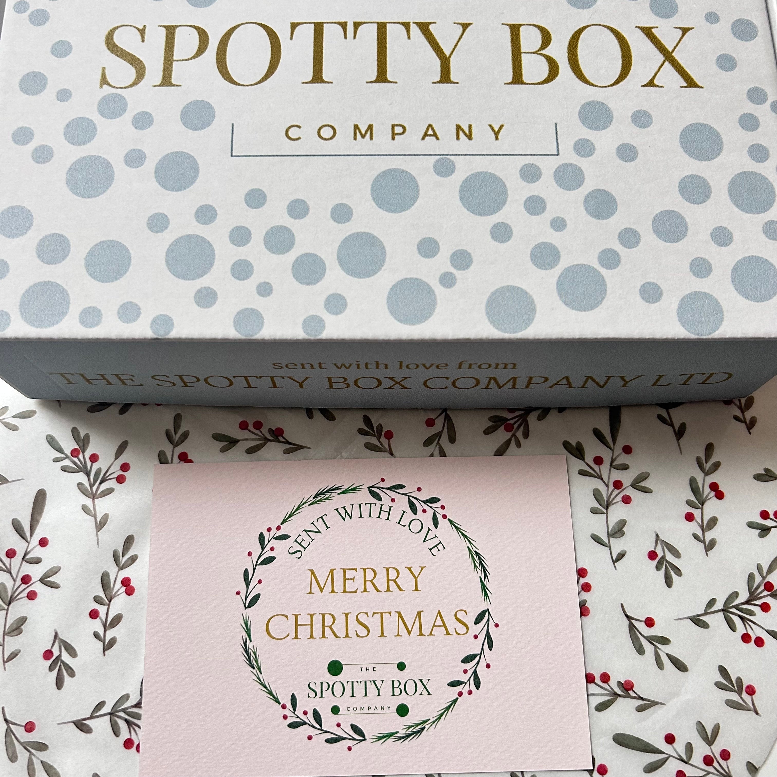 Christmas Pamper Hamper: Herbal tea, Biscuits & Skin care