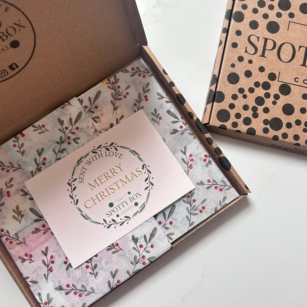 Christmas Letterbox Gift: Twinings Herbal/Fruit Tea, Biscuit & Pamper Hamper