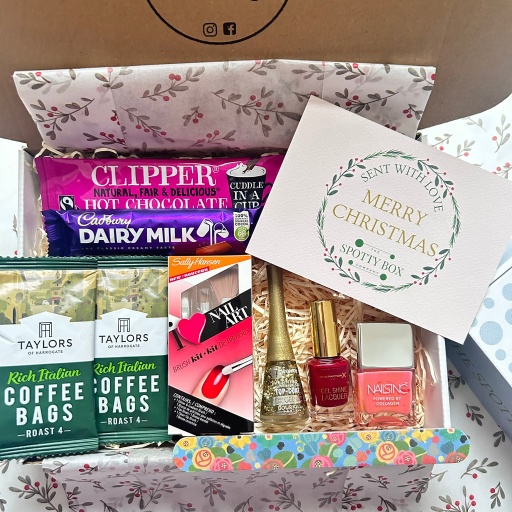 Christmas Nail Polish Gift Pamper Hamper
