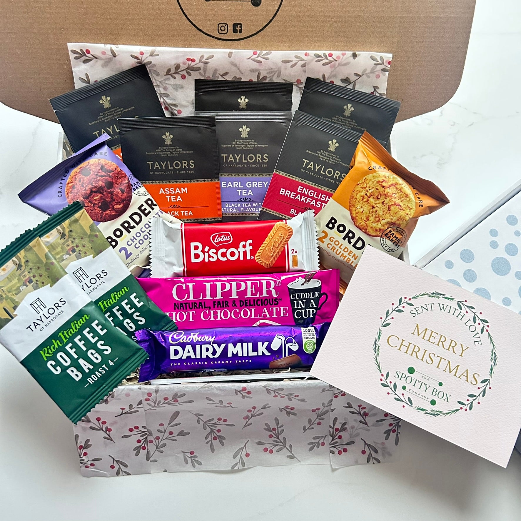 Christmas Hot Drink & Biscuit Hamper
