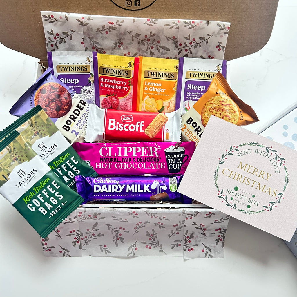 Christmas Hot Drink & Biscuit Hamper, Herbal Tea