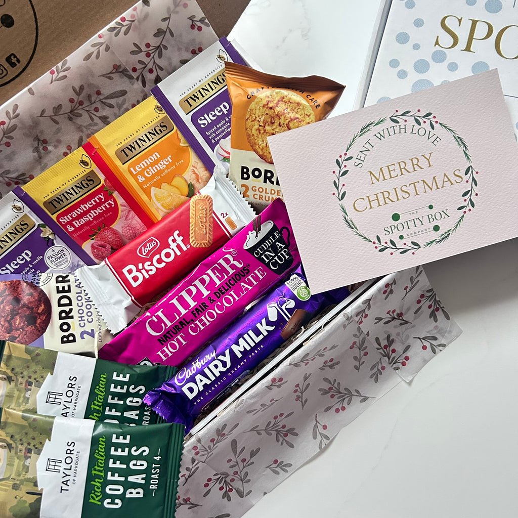 Christmas Hot Drink & Biscuit Hamper, Herbal Tea