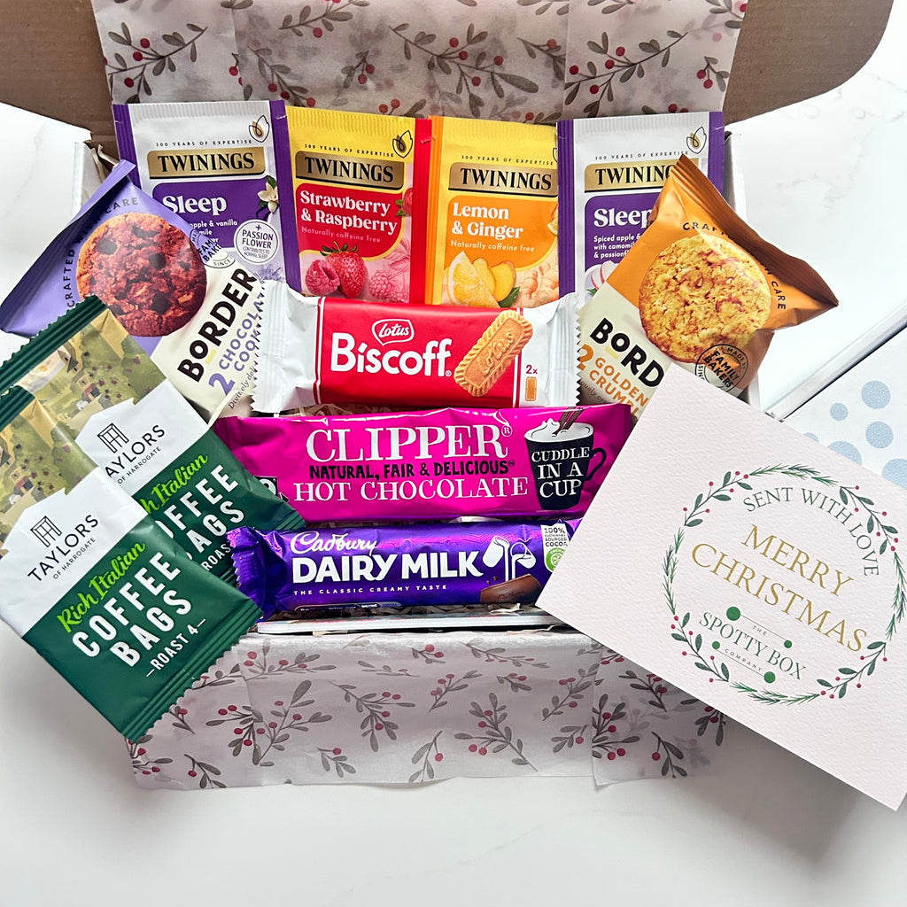 Christmas Hot Drink & Biscuit Hamper, Herbal Tea