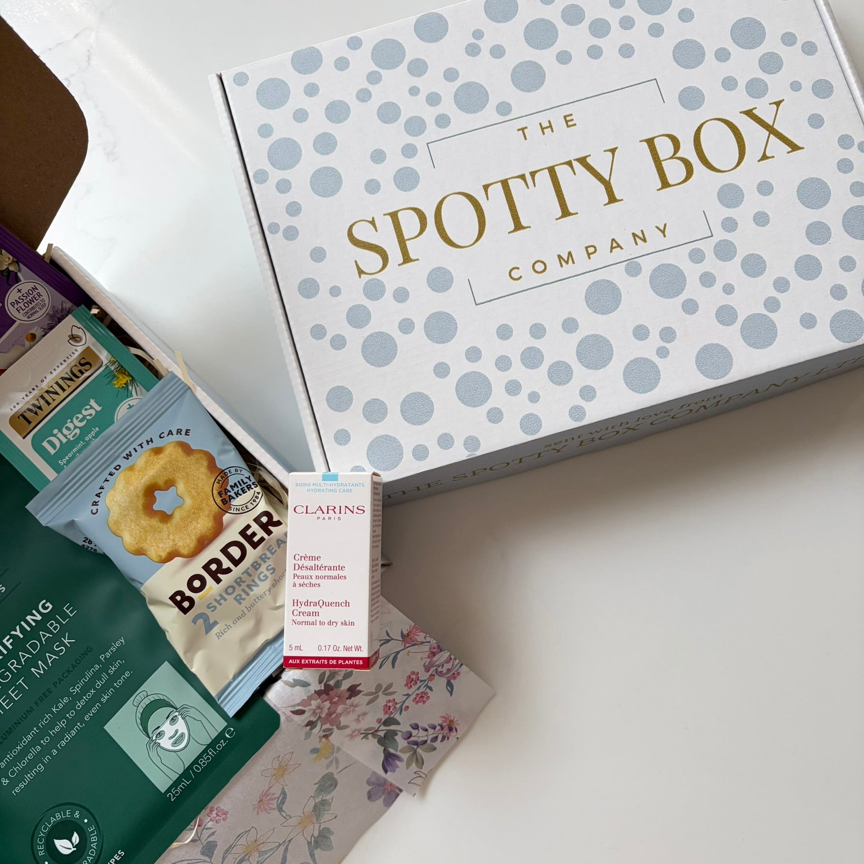 Large Twinings Fruit/Herbal tea, Biscuits & Pamper Hamper