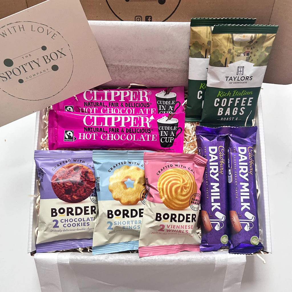 Hot Chocolate, Coffee & Treats Gift Box