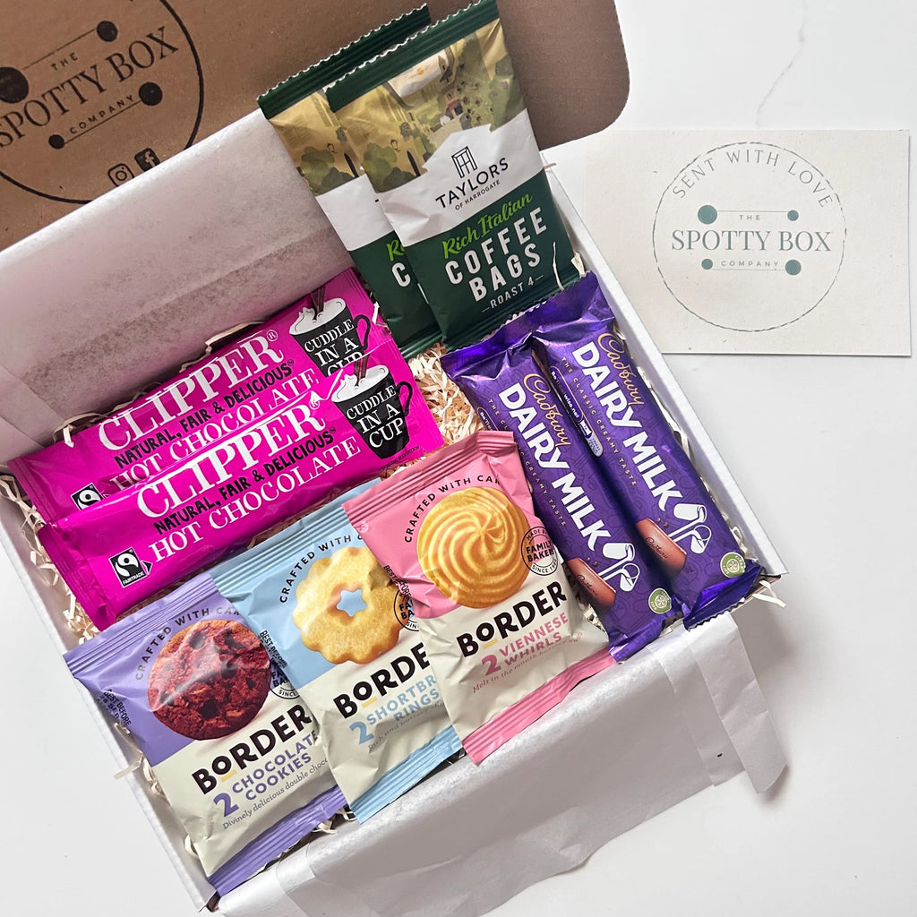 Hot Chocolate, Coffee & Treats Gift Box